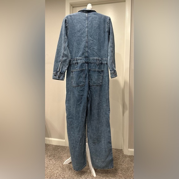 Universal Thread Light Blue Denim Jumpsuit 8R - Picture 7 of 10